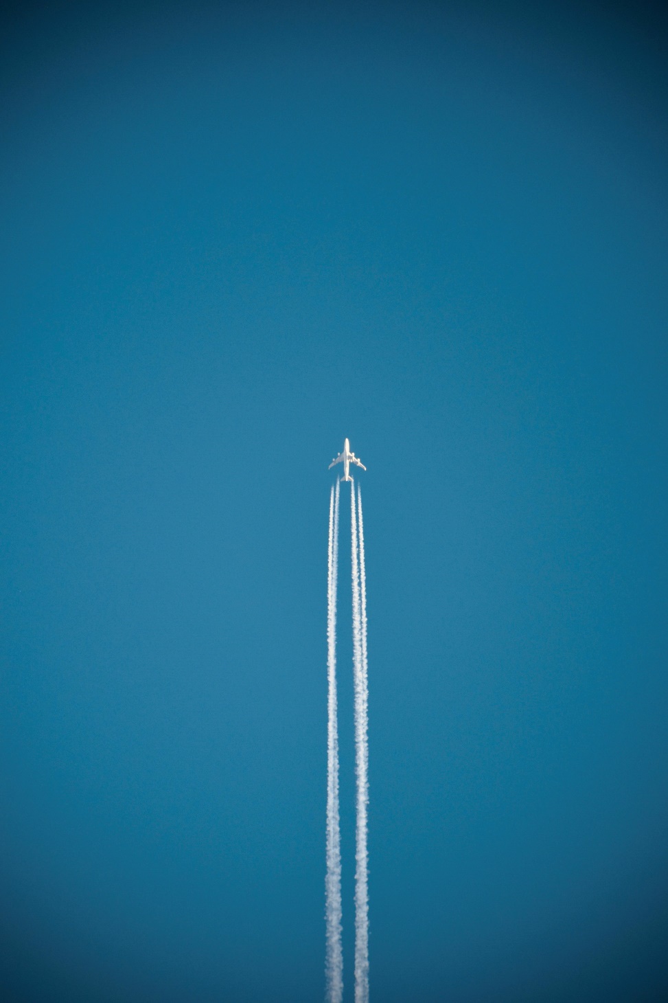 a rocket flying in the sky